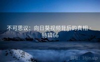 不可思议：向日葵视频背后的真相 · 特辑66