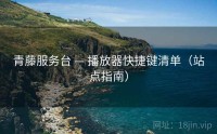 青藤服务台 — 播放器快捷键清单（站点指南）