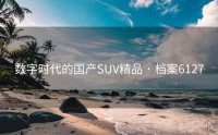 数字时代的国产SUV精品 · 档案6127