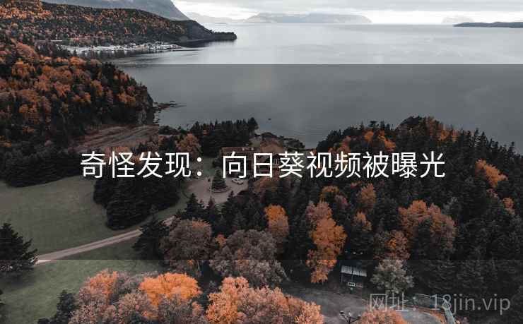 奇怪发现：向日葵视频被曝光